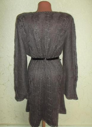 Кардиган платье теплое стильное серый р. m -l- monsoon4 фото