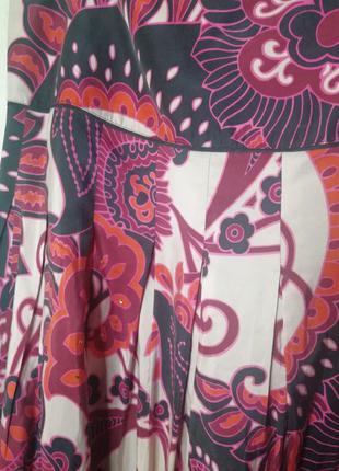 Шикарна спідниця, бренд monsoon натуральний шовк 52-54р.2 фото