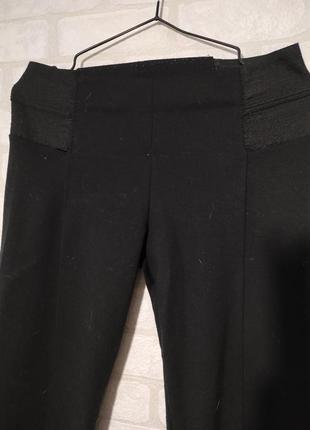 Трикотажные штаны со вставками резинок5 фото