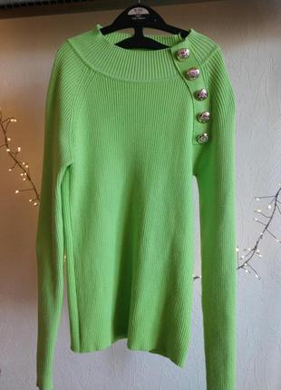 Крутая яркая водолазка свитер may by shining star