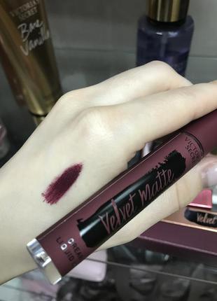 Velvet matte victoria’s secret drama матова помада виктория сикрет