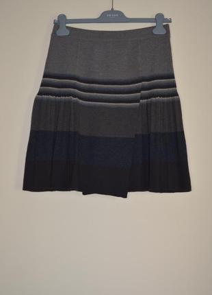 Стильная теплая шерстяная юбка luisa spagnoli