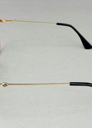 Очки в стиле gucci женские имиджевые оправа для очков коричневая3 фото