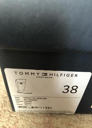 Женские сапоги tommy hilfiger 38 р10 фото