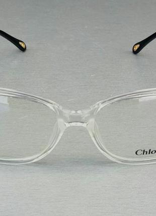 Очки в стиле chloe  женские имиджевые оправа для очков прозрачная2 фото