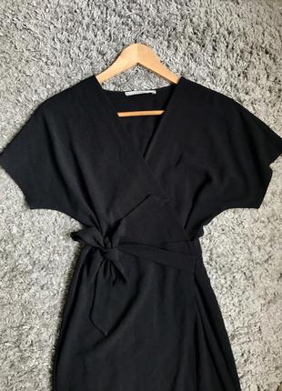 Елегантне чорне плаття кімоно на запах від george4 фото