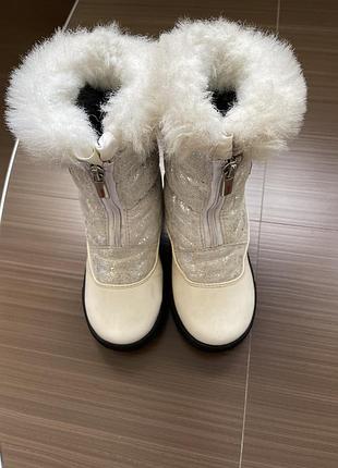 Зимові чоботи olang шкіра дуже теплі, 27 розмір