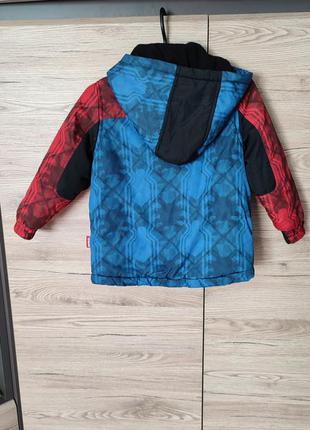 Дитяча осіння, демісезонна куртка спайдермен на 2-3 роки6 фото
