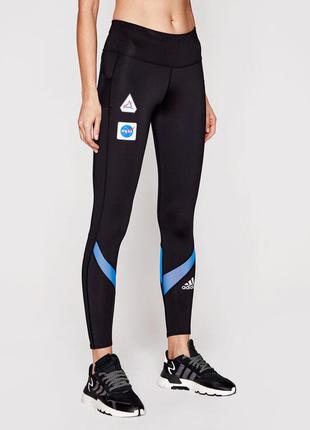 Оригинальные женские лосины adidas own the run space race 7/8 run leggings