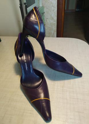 Кожаные туфли ( италия)3 фото