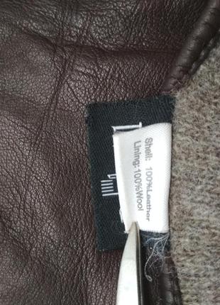 Брендовые кожаные перчатки с шерстяной подкладкой roeckl6 фото