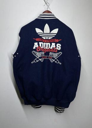 Оригінальна куртка бомбер adidas original розмір m-l (50)2 фото