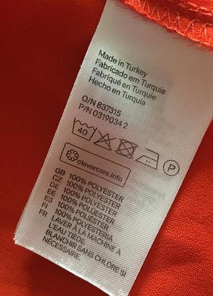 Красиваяц майка морковного цвета ярко оранжевый от бренда h&m женский топ6 фото