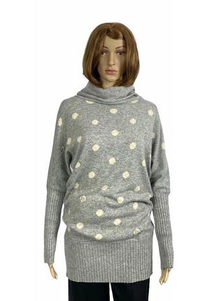 Шикарный удлинённый свитер от дорогого бренда1 фото