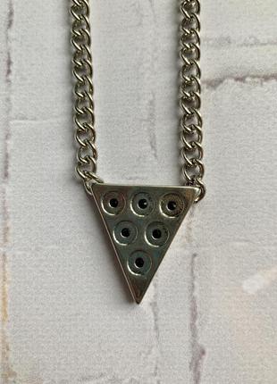 Ожерелье/колье/цепочка/кулон/подвеска треугольник  bershka 🔥
