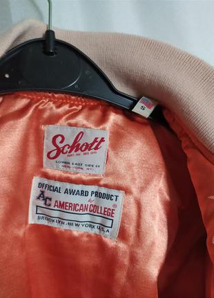 Новий стильний жіночий американський бомбер schott nyc alpha industries оригінал7 фото