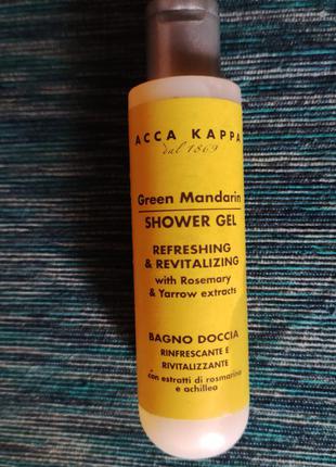 Acca kappa green mandarin  shower gel1 фото