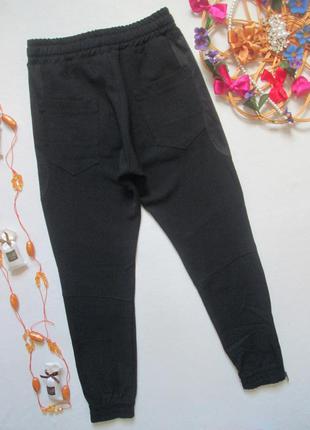 Мега шикарные комбинированные штаны джоггеры imperial black label италия 🍁🌹🍁4 фото