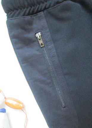 Мега шикарные комбинированные штаны джоггеры imperial black label италия 🍁🌹🍁3 фото