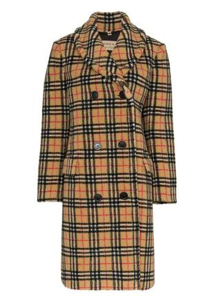 Пальто burberry london runway a/w ‘19 full nova check coat1 фото