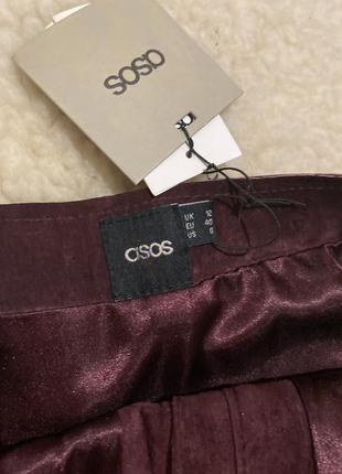 Кожаная замшевшая юбка asos4 фото