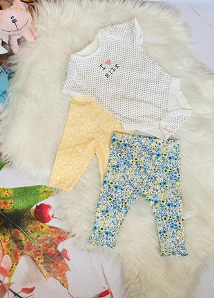 Гарний комплект дівчинці 0-3 місяці