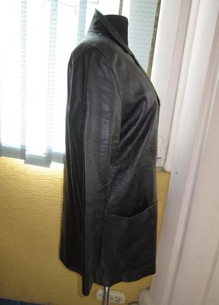 Кожаная куртка тренч --mauritius--5 фото
