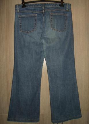 Стрейчеві джинси кльош від стегна розмір uk-16 пояс 96см3 фото