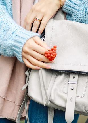 Блакитний кардиган з косами 2