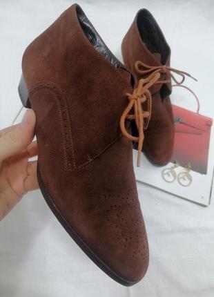 Prada ботинки замшевые на шнурках цвета марсала коричневые3 фото
