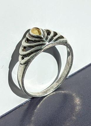 Винтажное серебряное кольцо серебро винтаж3 фото
