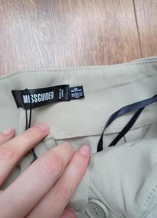 Широкие брюки-палаццо с присборенной талией missguided4 фото