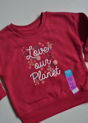 Тёплый свитшот для девочки primark 2