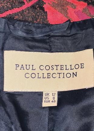 Sale распродажа шикарный яркий жакет paul costelloe collection5 фото