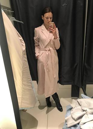 Тренч осенний пудровый reserved