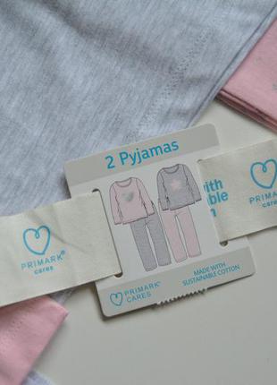 Набор 2 шт. пижама для девочки primark6 фото