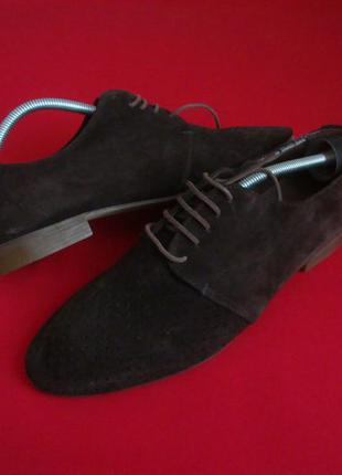 Туфли zara оригинал натур замша 44 размер