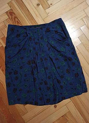 Тонкая юбка zara basic