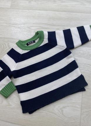 Свитер в полоску str 6-9