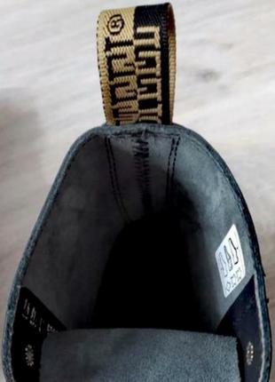 Steel ботинки берцы кожаные осенние мартинсы3 фото