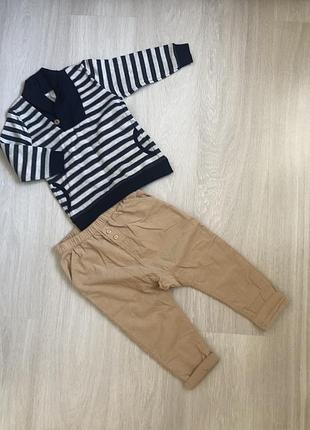 Вельветові штани на підкладці h&m exclusive p.92