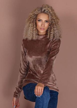 Гольф велюровый