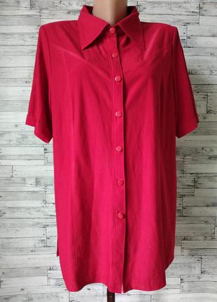 Рубашка красная exclusive женская4 фото