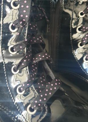 Лаковые ботинки полуботинки сапожки h&m4 фото