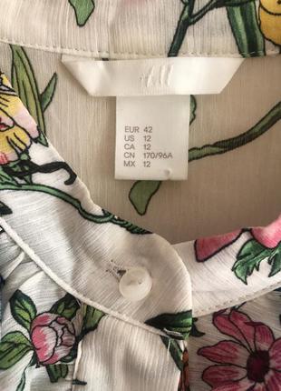 Сорочка в принт h&am 5