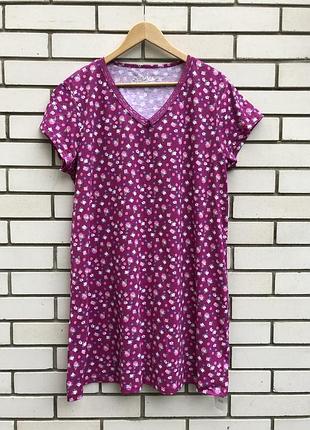 Новая пижама,ночнушка с кружевом,хлопок,большого размера батал bhs