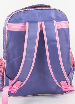 Школьный рюкзак для девочек с бабочкой - сиреневый - 1483 фото
