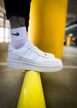 Кроссовки женские nike air force low "white"