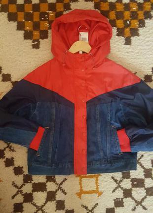 Джинсовая ветровка