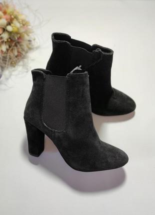 Замшеві ботильйони, черевики челсі, 38, 25 см, esmara, німеччина